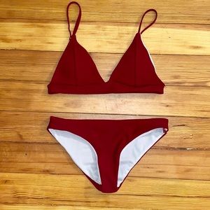 Zaful Red Bikini